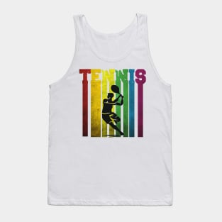 tennis vintage man gift Tank Top